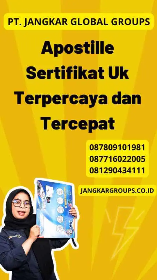 Apostille Sertifikat Uk Terpercaya dan Tercepat