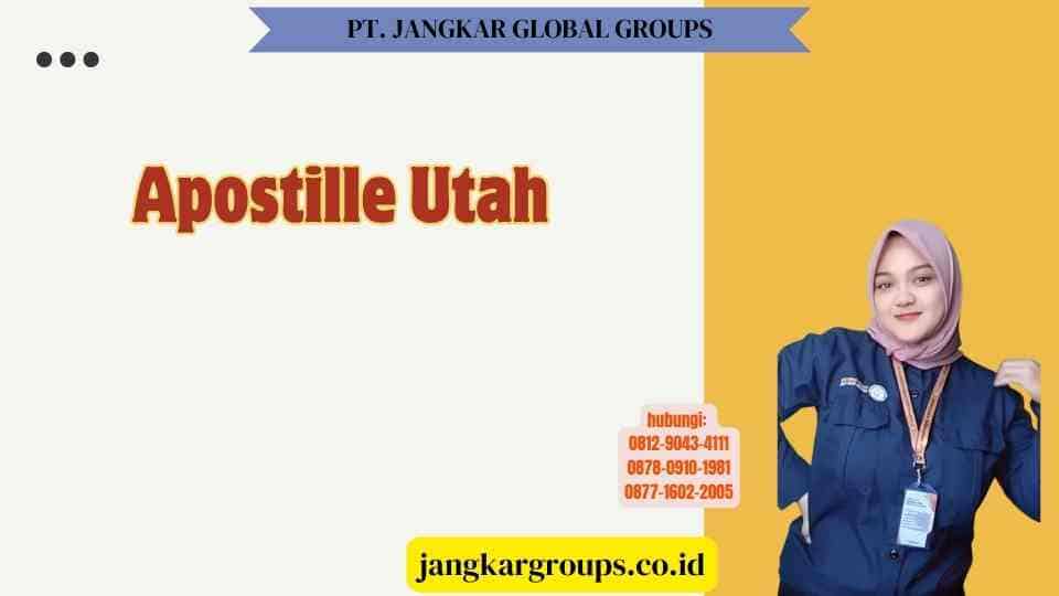 Apostille Utah