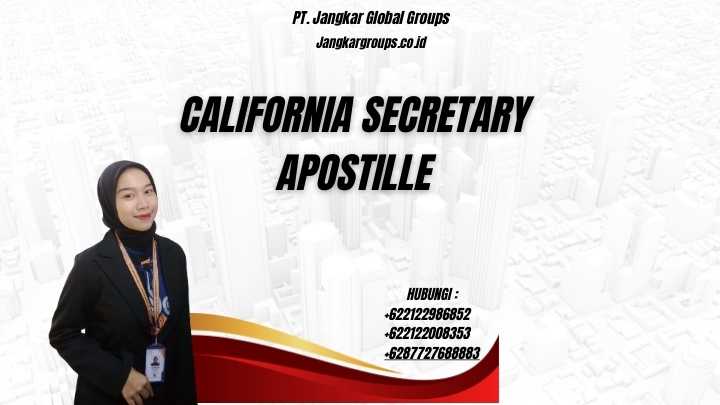 California Secretary Apostille