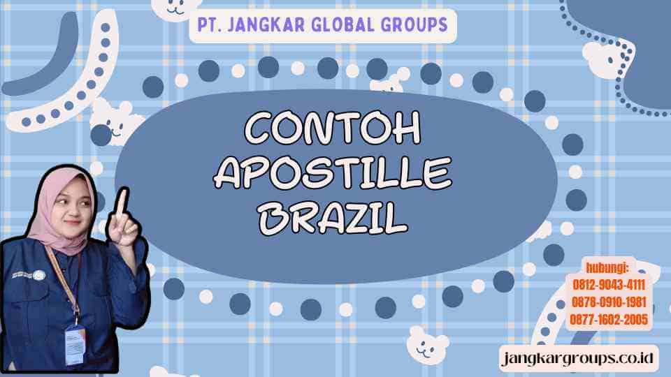Contoh Apostille Brazil