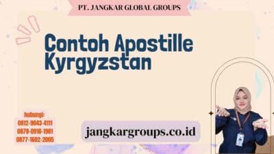 Contoh Apostille Kyrgyzstan