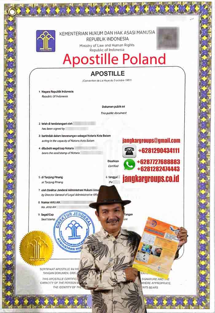 Contoh Apostille Poland