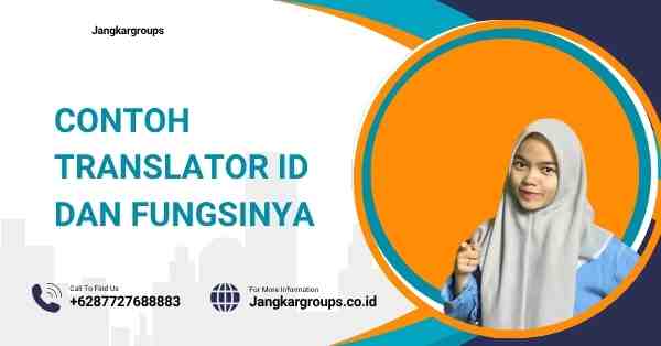 Contoh Translator ID dan Fungsinya
