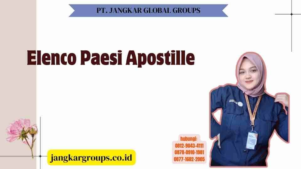 Elenco Paesi Apostille