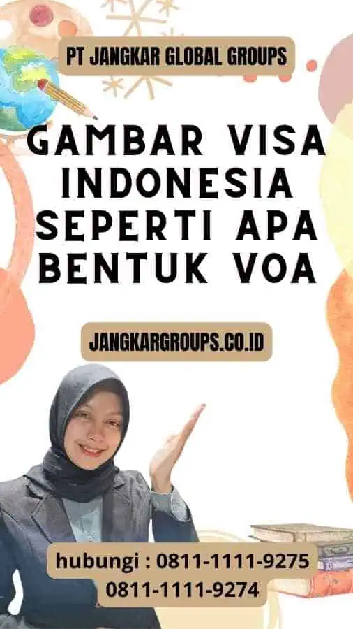 Gambar Visa Indonesia Seperti Apa Bentuk VOA