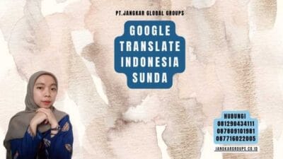 Google Translate Indonesia Sunda