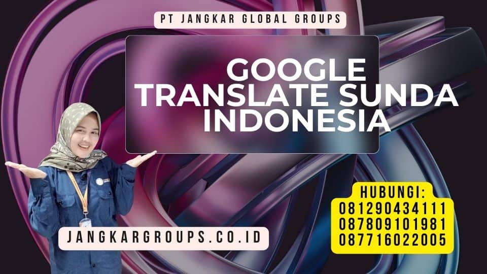 Google Translate Sunda Indonesia