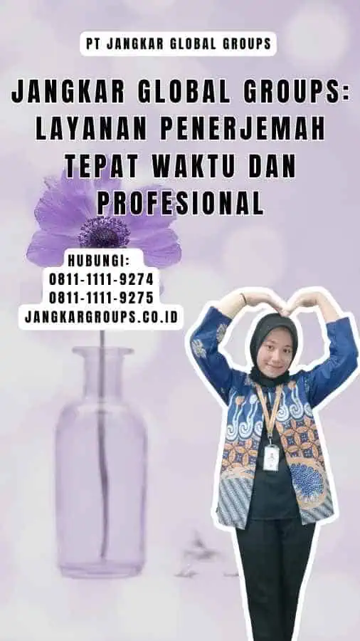 Jangkar Global Groups Layanan Penerjemah Tepat Waktu dan Profesional