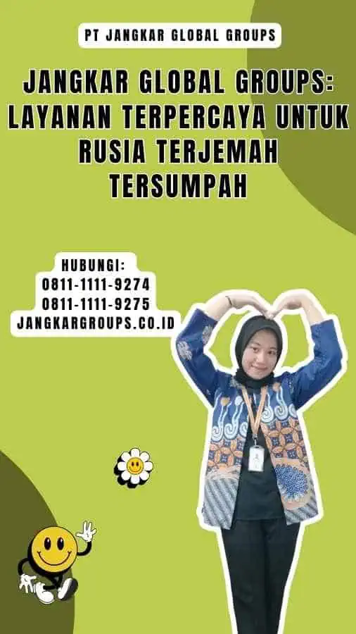 Jangkar Global Groups Layanan Terpercaya untuk rusia terjemah tersumpah