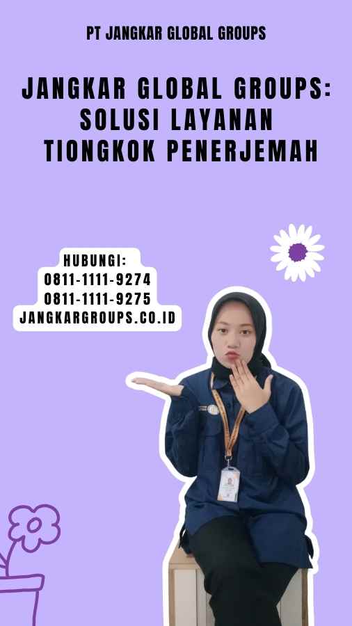 Jangkar Global Groups Solusi Layanan Tiongkok Penerjemah