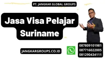 Jasa Visa Pelajar Suriname