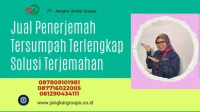 Jual Penerjemah Tersumpah Terlengkap Solusi Terjemahan