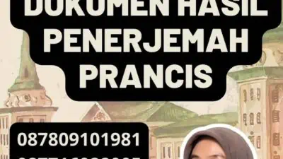 Keakuratan dengan Dokumen Hasil Penerjemah Prancis