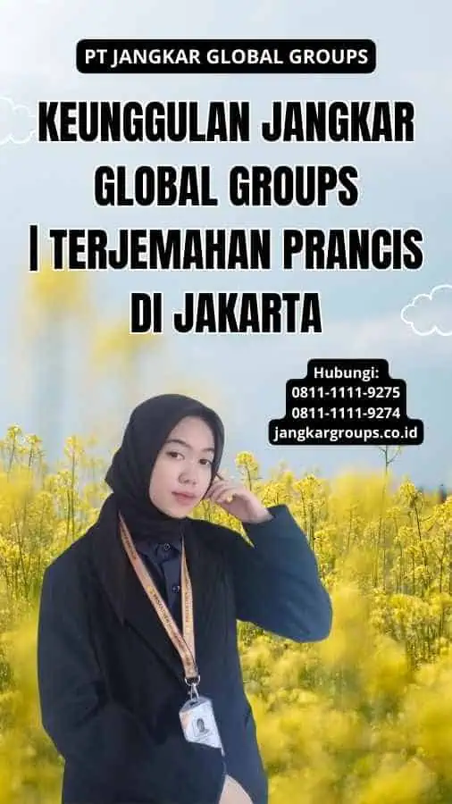 Keunggulan Jangkar Global Groups | Terjemahan Prancis di Jakarta