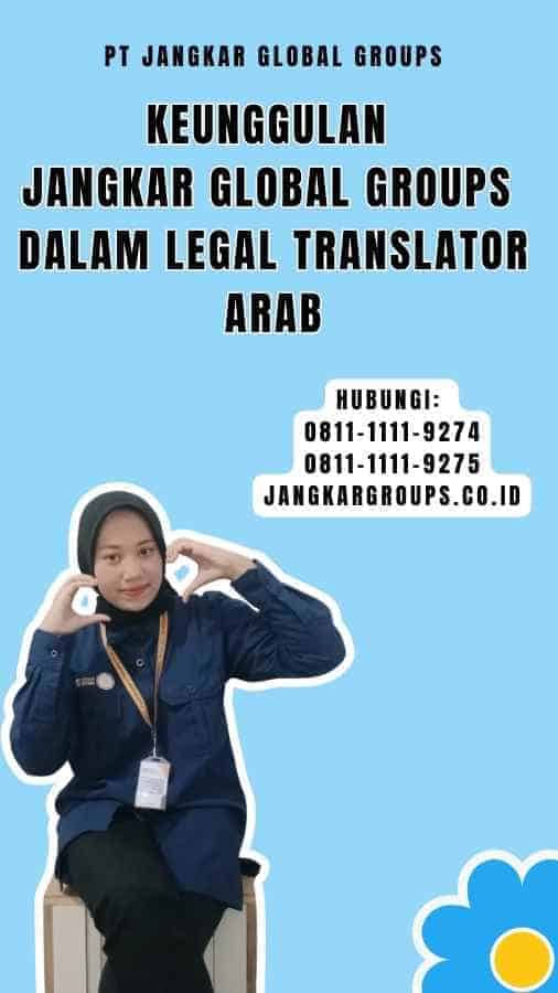 Keunggulan Jangkar Global Groups dalam Legal Translator Arab