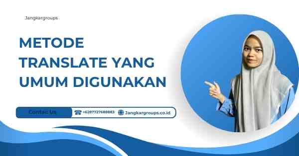 Metode Translate yang Umum Digunakan