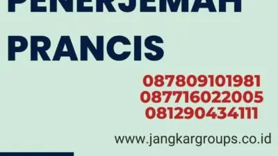 Panduan Lengkap Penerjemah Prancis