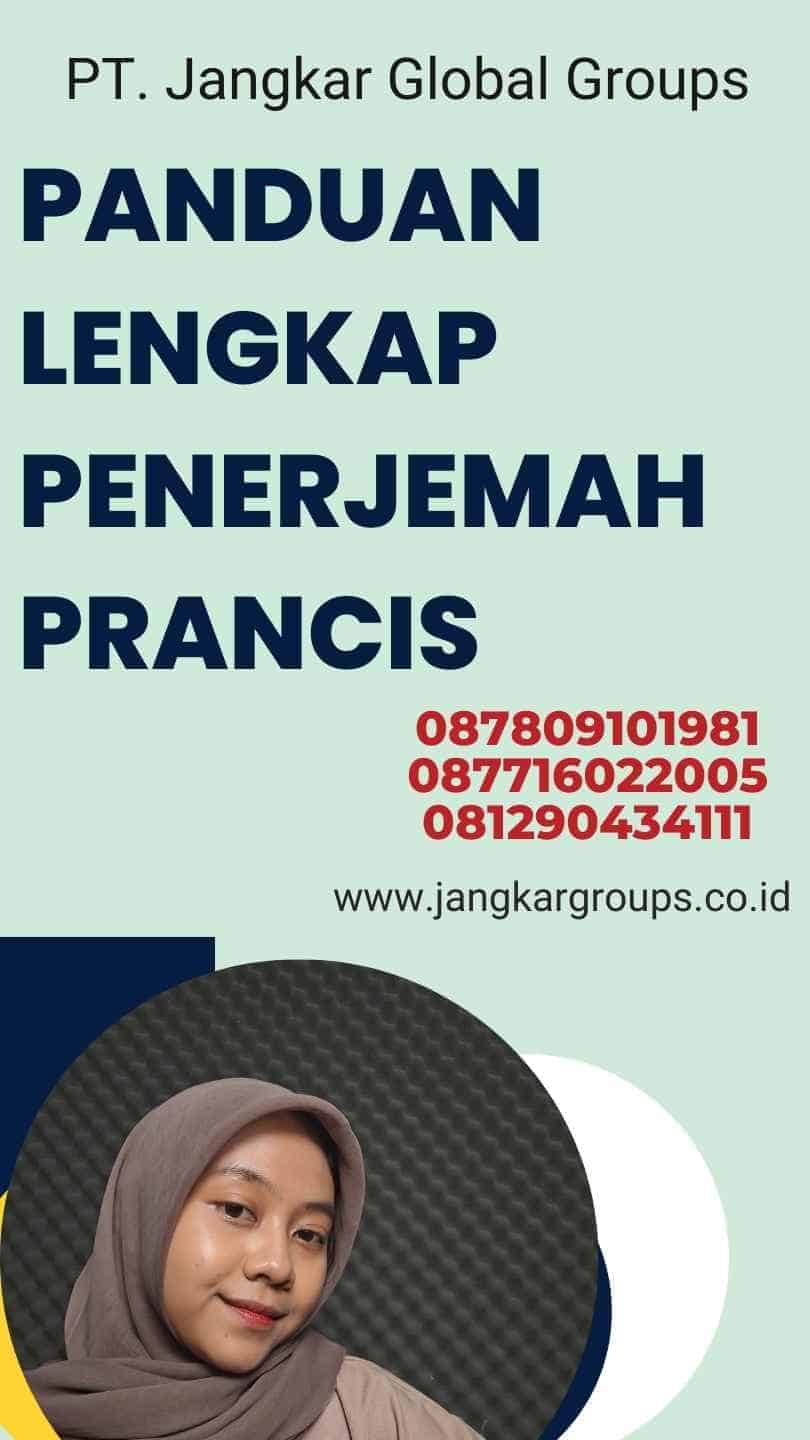 Panduan Lengkap Penerjemah Prancis