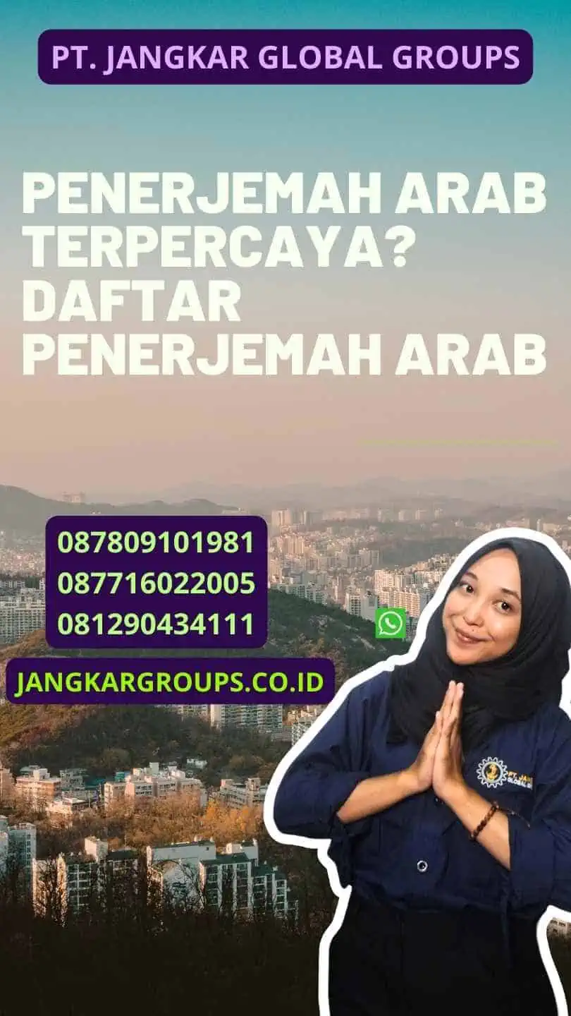 Penerjemah Arab Terpercaya? Daftar Penerjemah Arab