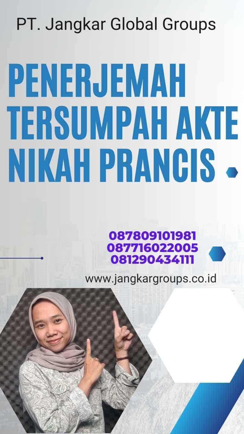 Penerjemah Tersumpah Akte Nikah Prancis