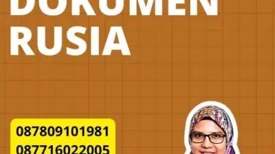 Penerjemah Tersumpah Dokumen Rusia