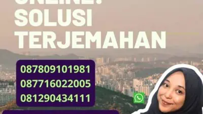 Penerjemah Tersumpah Prancis Online: Solusi Terjemahan