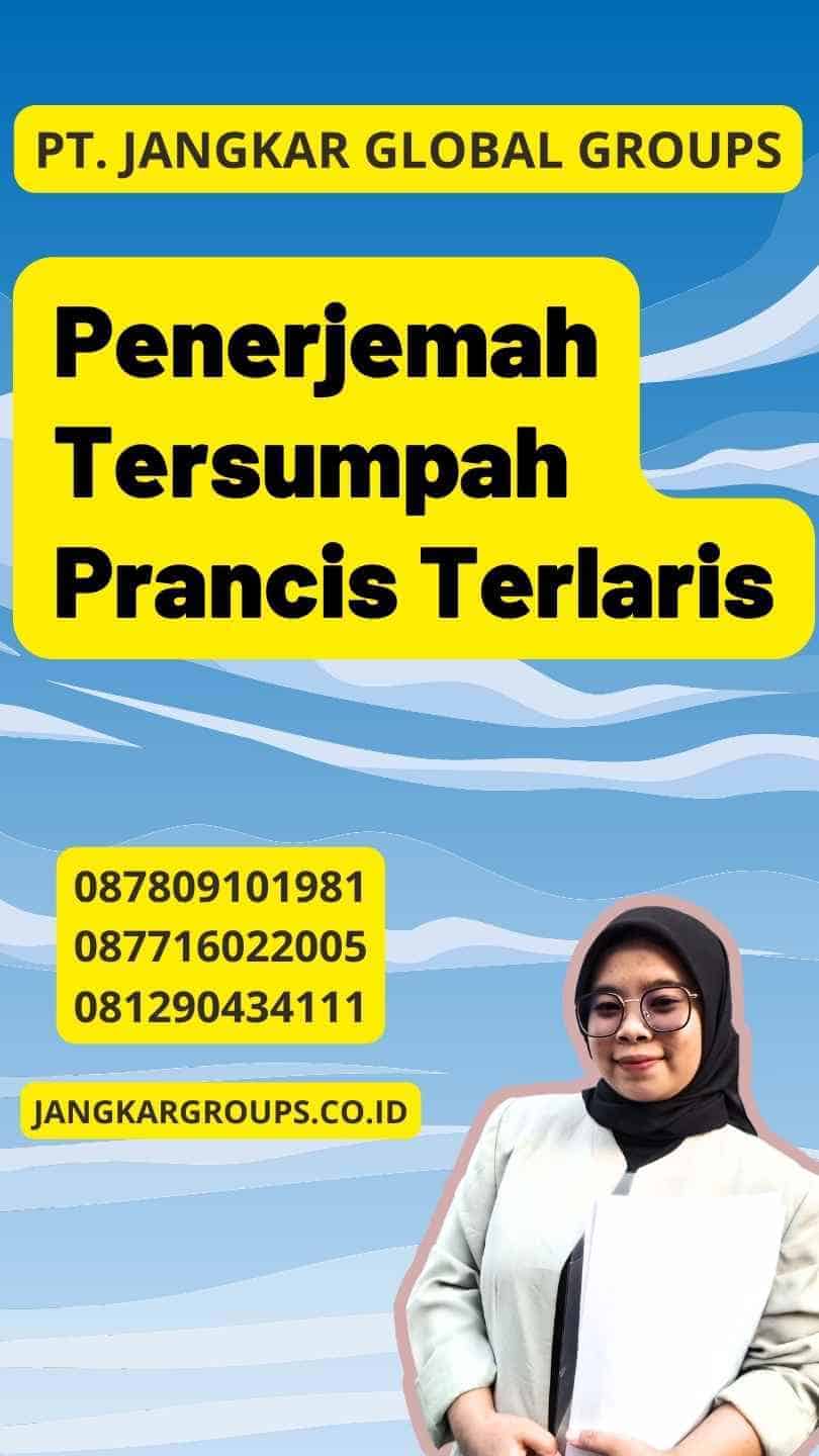 Penerjemah Tersumpah Prancis Terlaris