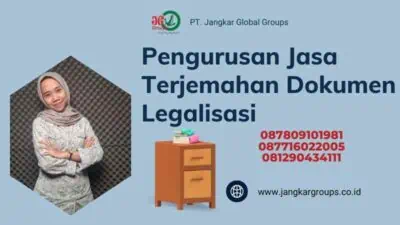 Pengurusan Jasa Terjemahan Dokumen Legalisasi