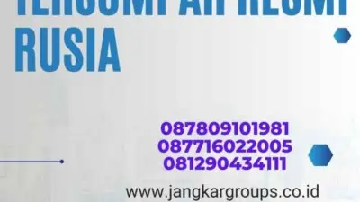 Pentingnya Terjemah Tersumpah Resmi Rusia