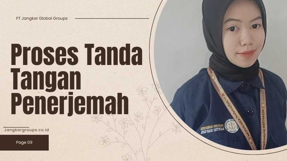 Proses Tanda Tangan Penerjemah