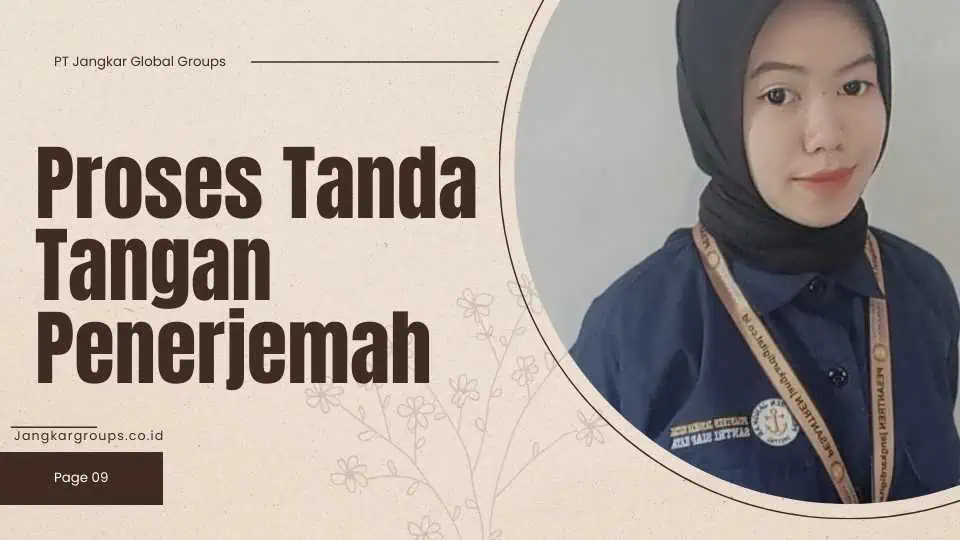 Proses Tanda Tangan Penerjemah