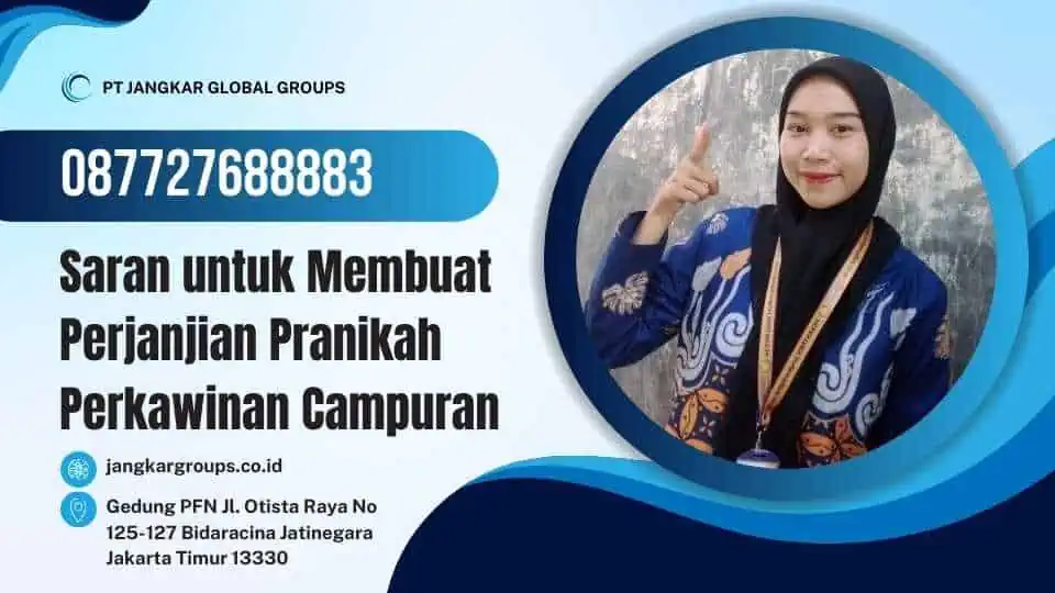 Saran untuk Membuat Perjanjian Pranikah Perkawinan Campuran