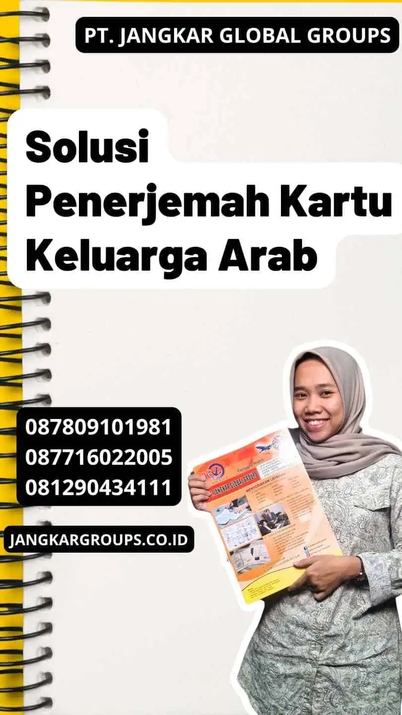 Solusi Penerjemah Kartu Keluarga Arab