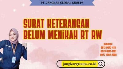 Surat Keterangan Belum Menikah Rt Rw