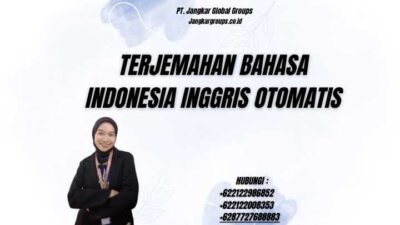 Terjemahan Bahasa Indonesia Inggris Otomatis