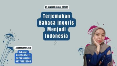 Terjemahan Bahasa Inggris Menjadi Indonesia