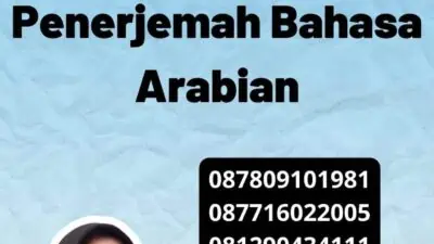 Terjemahan Berkualitas Penerjemah Bahasa Arabian