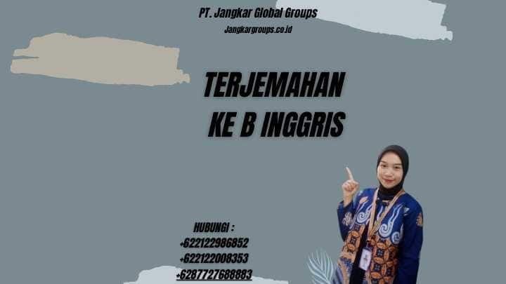Terjemahan Ke B Inggris