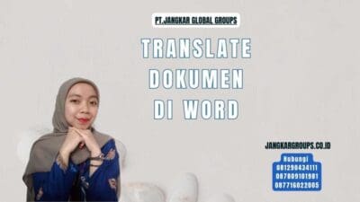 Translate Dokumen Di Word