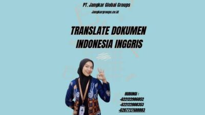 Translate Dokumen Indonesia Inggris