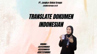 Translate Dokumen Indonesian