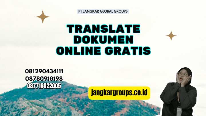 Translate Dokumen Online Gratis