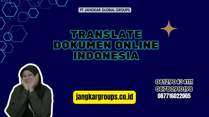 Translate Dokumen Online Indonesia