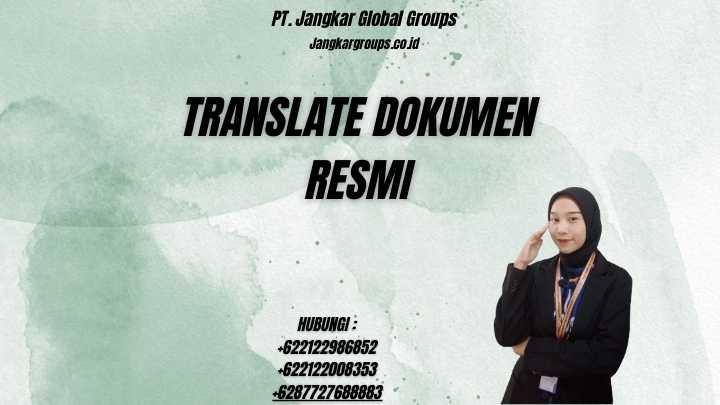 Translate Dokumen Resmi