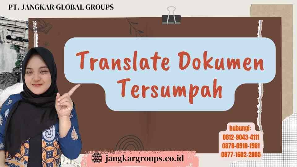 Translate Dokumen Tersumpah