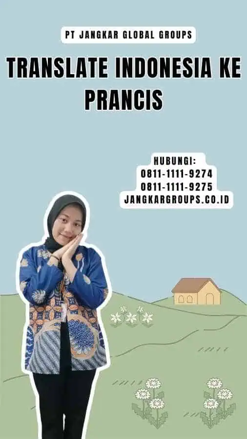 Translate Indonesia ke Prancis