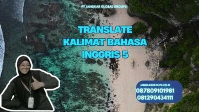 Translate Kalimat Bahasa Inggris 5