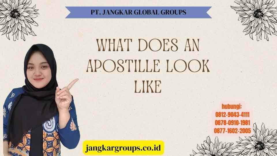 What Does An Apostille Look Like