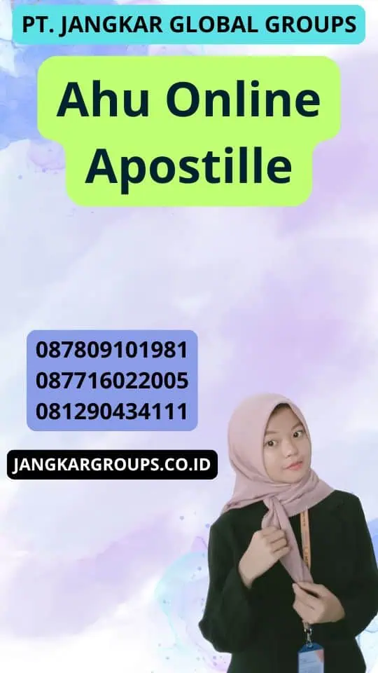 Ahu Online Apostille