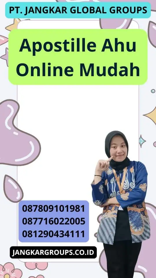 Apostille Ahu Online Mudah